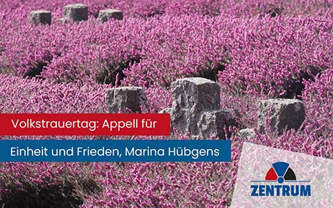 Ein bewegender Appell für Einheit und Frieden in Europa: Marina Hübgens' Gedenkrede am Volkstrauertag